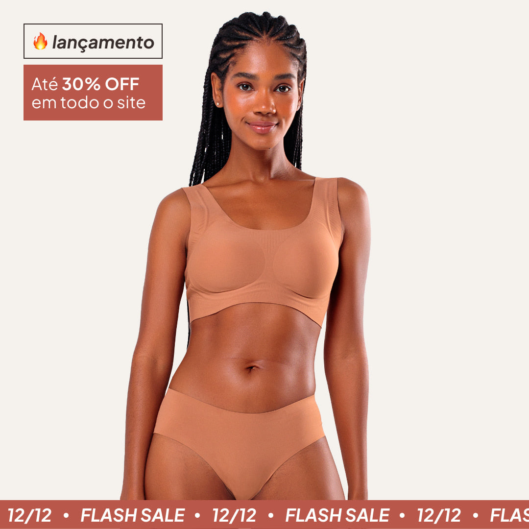 Kit Top e Calcinha Biquíni Segunda Pele Skin UP - 12.12